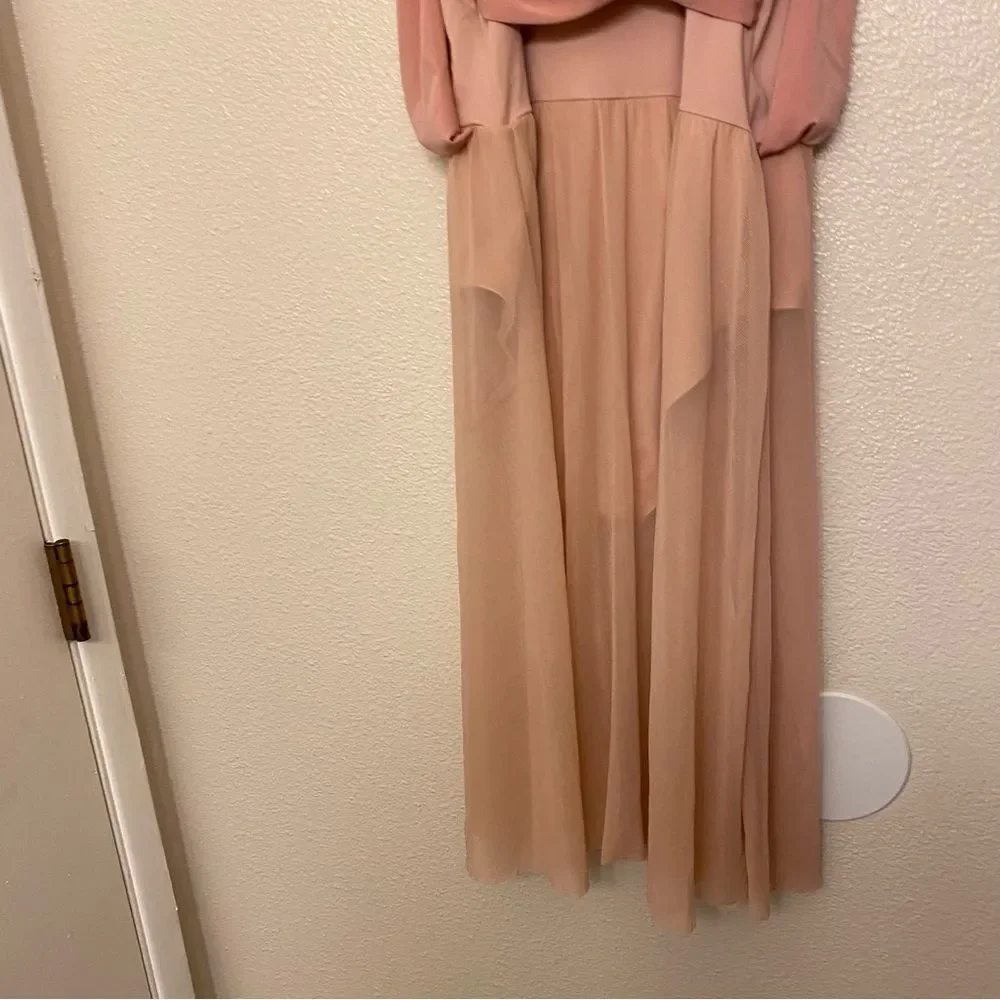 Weissman Dance Costume lyrical blush pink maxi Somewhere Only We Know 12296 XXLC